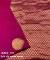 Rani Pink Banarasi Silk Saree | Wedding & Festive Wear