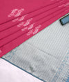 Rani Pink Banarasi Silk Saree | Wedding & Reception Wear