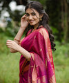 Rani Pink Cotton Saree | Festival & Ceremony Wear