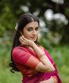 Rani Pink Cotton Saree | Festival & Ceremony Wear