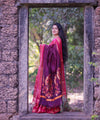 Rani Pink Jacquard Silk Saree | Bridal & Festive Wear