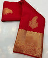 Rani Pink Kanjivaram Silk Saree | Bridal & Festive Wear