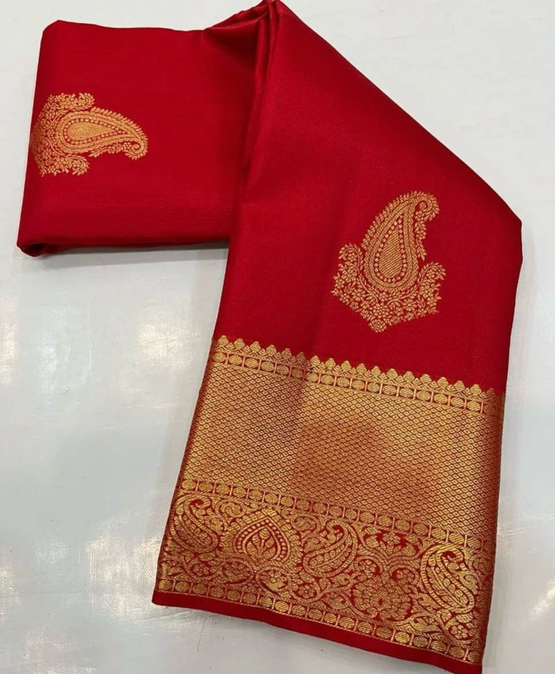 Rani Pink Kanjivaram Silk Saree | Bridal & Festive Wear