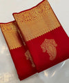 Rani Pink Kanjivaram Silk Saree | Bridal & Festive Wear