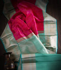 Rani Pink Kanjivaram Silk Saree | Festive & Party Wear