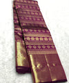 Rani Pink Kanjivaram Silk Saree | Traditional Wedding Wear
