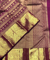 Rani Pink Kanjivaram Silk Saree | Traditional Wedding Wear