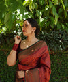 Rani Pink Kanjivaram Silk Saree | Wedding & Festive Wear