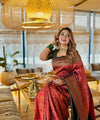 Rani Pink Kanjivaram Silk Saree | Wedding & Festive Wear