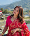 Rani Pink Paithani Silk Saree | Wedding & Reception Wear
