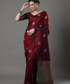 Red Banarasi Silk Saree | Bridal & Festive Wear