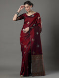 Red Banarasi Silk Saree | Bridal & Festive Wear