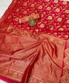 Red Banarasi Silk Saree | Bridal & Festive Wear