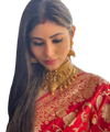 Red Banarasi Silk Saree | Bridal & Festive Wear