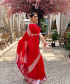 Red Banarasi Silk Saree | Bridal & Festive Wear