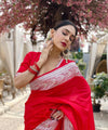 Red Banarasi Silk Saree | Bridal & Festive Wear