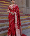 Red Banarasi Silk Saree | Ethnic Wear for Women
