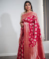 Red Banarasi Silk Saree | Ethnic Wear for Women