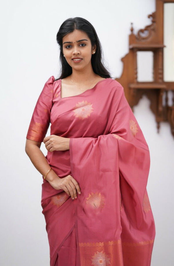 Red Banarasi Silk Saree | Ethnic Wear for Women