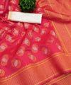 Red Banarasi Silk Saree | Ethnic Wear for Women