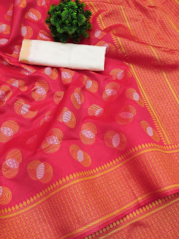 Red Banarasi Silk Saree | Ethnic Wear for Women