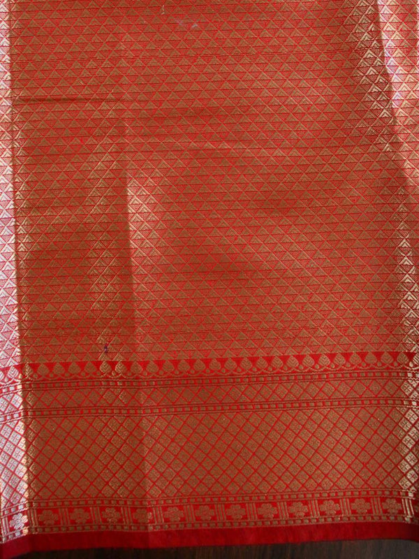 Red Banarasi Silk Saree | Ethnic Wear for Women