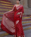 Red Banarasi Silk Saree | Ethnic Wear for Women