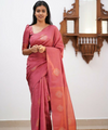 Red Banarasi Silk Saree | Ethnic Wear for Women