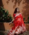 Red Banarasi Silk Saree | Ethnic Wear for Women
