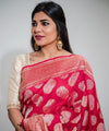 Red Banarasi Silk Saree | Ethnic Wear for Women