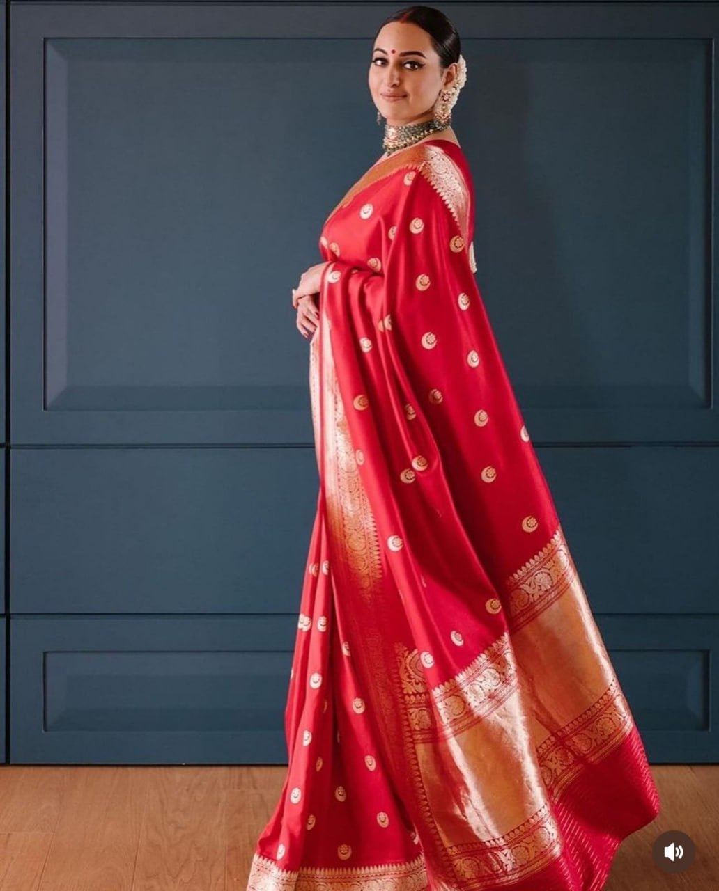 Red Banarasi Silk Saree | Festival & Ceremony Wear