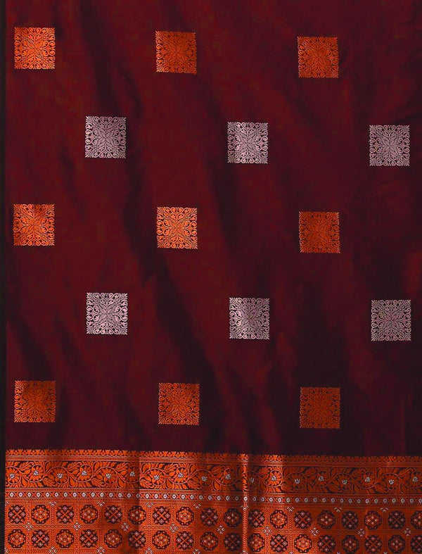 Red Banarasi Silk Saree | Festival & Ceremony Wear
