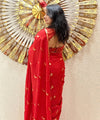 Red Banarasi Silk Saree | Festival & Ceremony Wear