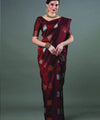 Red Banarasi Silk Saree | Festival & Ceremony Wear