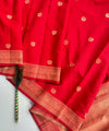 Red Banarasi Silk Saree | Festival & Ceremony Wear