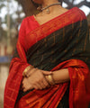 Red Banarasi Silk Saree | Festive & Party Wear