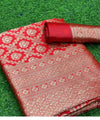 Red Banarasi Silk Saree | Traditional Wedding Wear