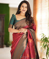 Red Banarasi Silk Saree | Traditional Wedding Wear