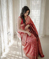 Red Banarasi Silk Saree | Traditional Wedding Wear