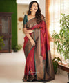 Red Banarasi Silk Saree | Traditional Wedding Wear