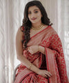 Red Banarasi Silk Saree | Traditional Wedding Wear