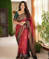 Red Banarasi Silk Saree | Traditional Wedding Wear