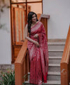 Red Banarasi Silk Saree | Traditional Wedding Wear