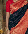 Red Banarasi Silk Saree | Traditional Zari Weave