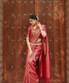 Red Banarasi Silk Saree | Traditional Zari Weave
