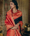 Red Banarasi Silk Saree | Traditional Zari Weave