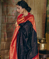 Red Banarasi Silk Saree | Traditional Zari Weave