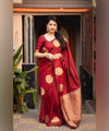Red Banarasi Silk Saree | Wedding & Festive Wear