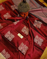 Red Banarasi Silk Saree | Wedding & Festive Wear