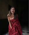 Red Banarasi Silk Saree | Wedding & Festive Wear